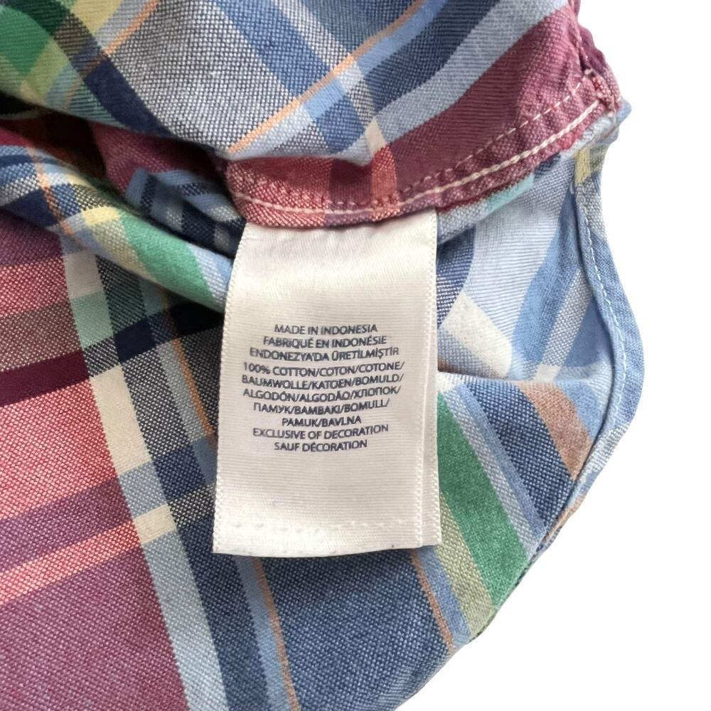 Ralph Lauren Boys Plaid Button-Down Cotton Shirt Size 8 Classic Preppy - Picture 5 of 7